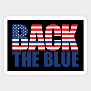 BACK the BLUE - Law Enforcement Sticker